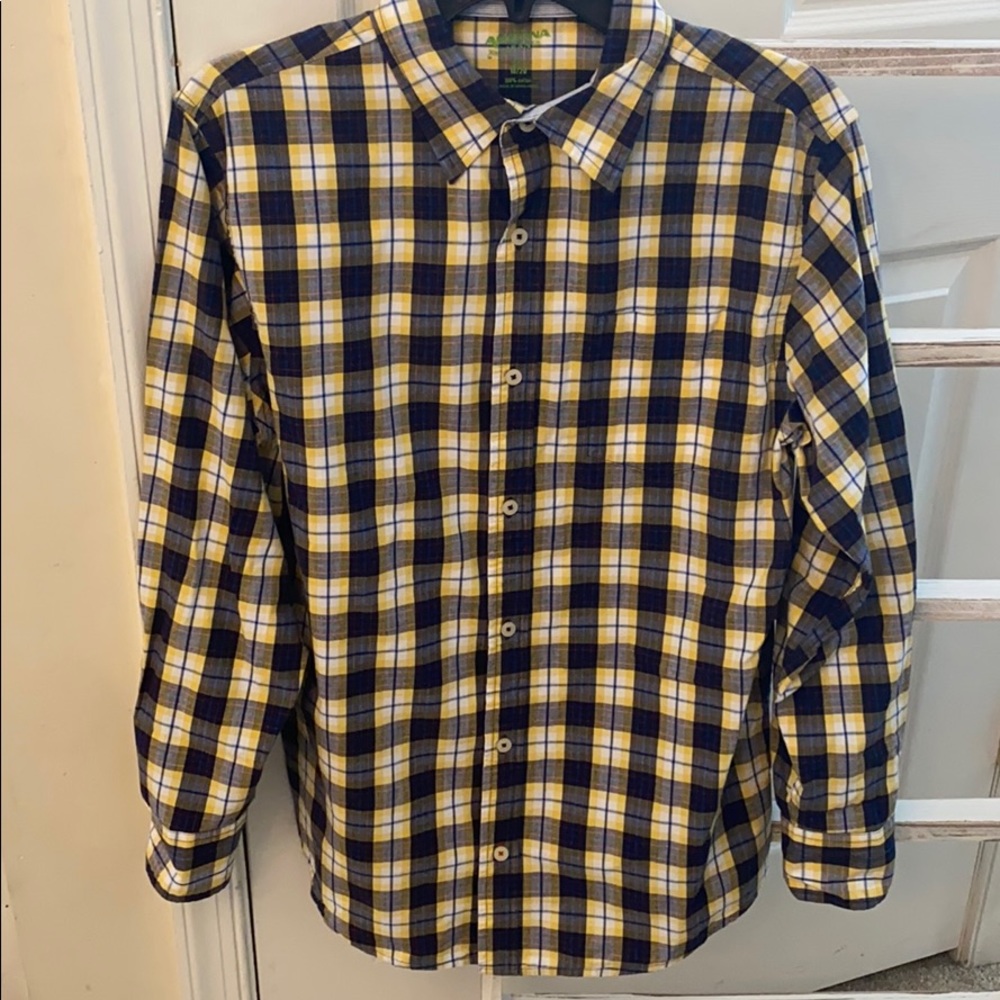 Plaid button down